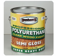 Dunhams Professional Polyurethane Semi Gloss Clear Wood Finish