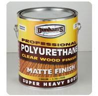 Dunhams Professional Polyurethane Matte Finish Clear Wood Finish